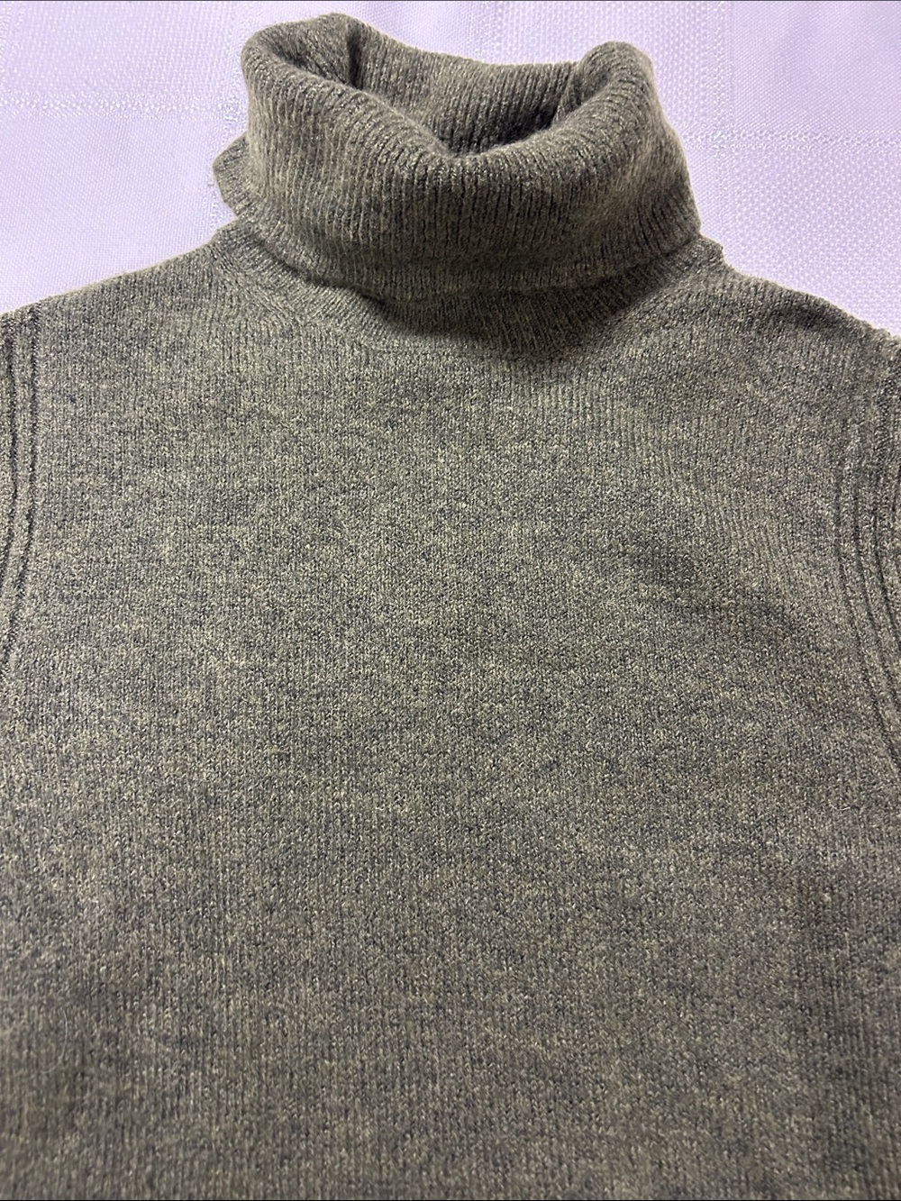 a new day Olive Turtleneck Sweater - Men's Knit Pullover image 2